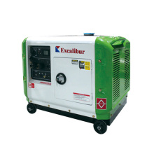 Jiangsu Excalibur Generador diesel silencioso portátil 3KVA para uso doméstico